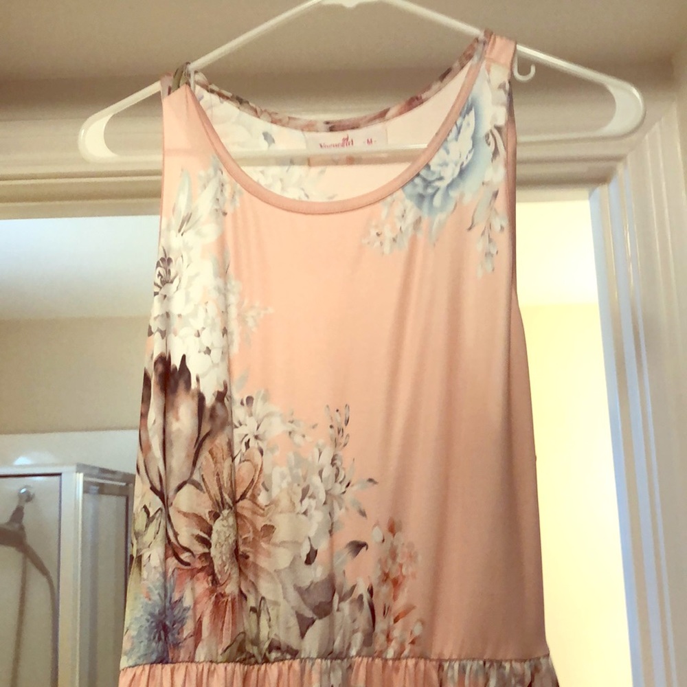 Racer back maxi dress